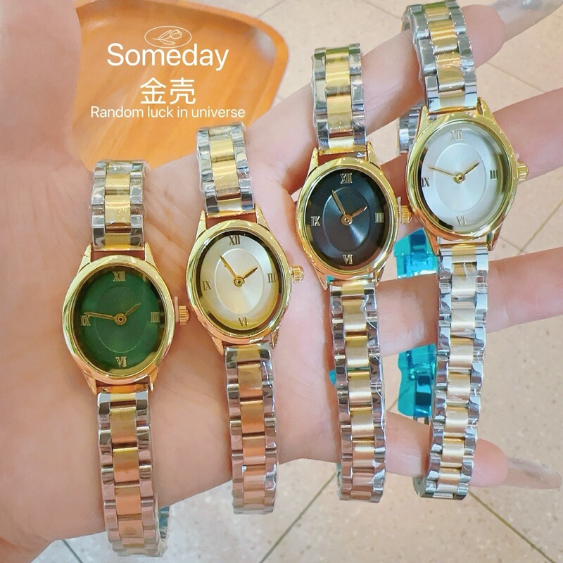 Foreign Trade D Hot-Selling W Quartz Watch Steel Strap Women's Watch European and American Simple Watch Elegant Business Women's Watch Fashion Casual Watch