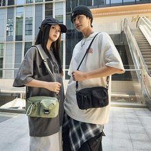 港风工装个性小包包男女百搭街头潮流旅行斜挎包学生休闲小布包