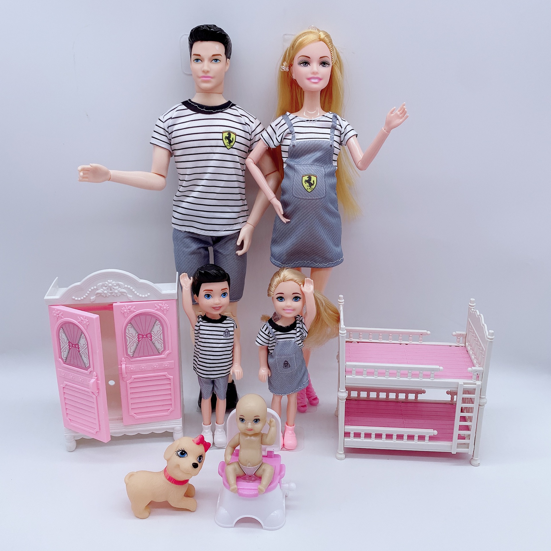 Barbie Midge Happy Family Mattel Grávida com barriga bebê e quarto com  acessórios