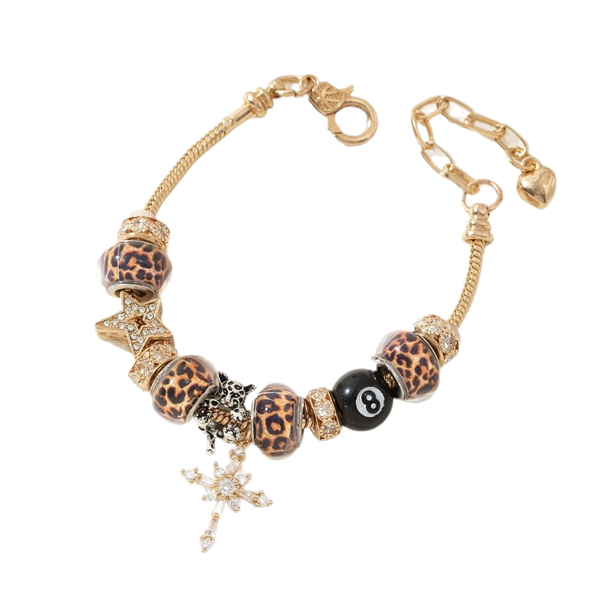 Gold Flower Bangle Adjustable Temperament Bracelet For Women_voghion.com