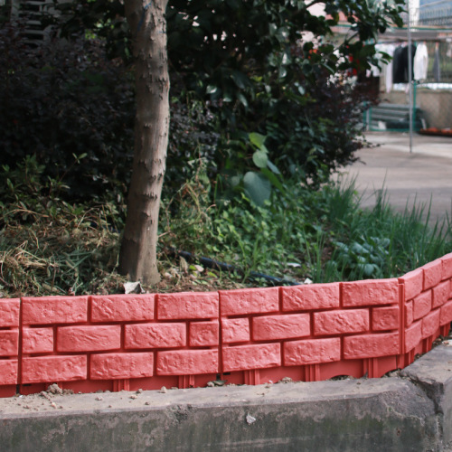 Garden fence greening belt plastic simulation fence villa courtyard vegetable fence garden soil retaining free splicing