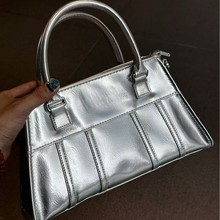 新品阿迪三叶草2024夏季高级感复古风沙漏包单肩斜挎包梯形手拎包