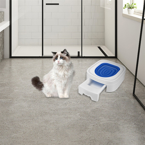 新品上市自助猫厕所训练器 猫咪定点如厕猫沙盘入厕引导神器批发
