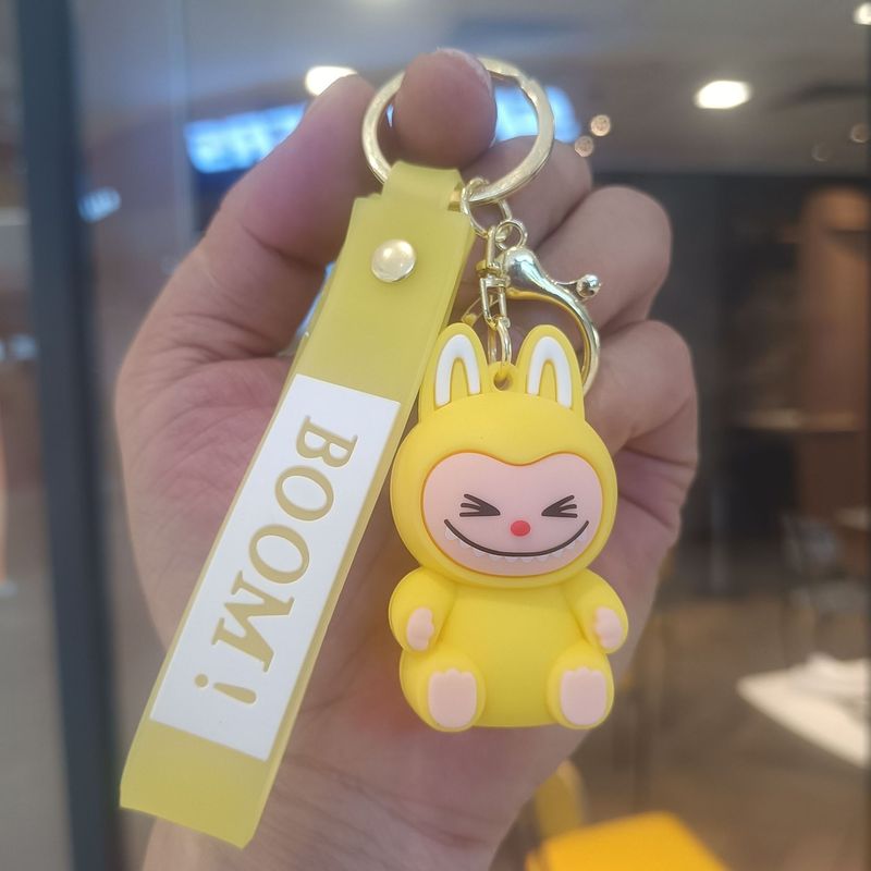 クリエイティブホットスタイルラブブキーホルダー漫画リトルシープペンダントおもちゃベビーグラバーかわいいキーチェーンリング卸売|undefined