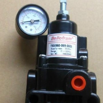 美国Bellofram精密减压阀T50系列231- 960-069-000带压力表