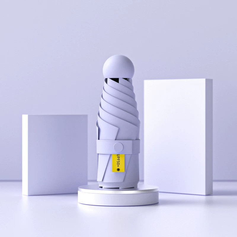 Umbrella solar-powered, small capsule, (Physicals), gradient, wholesale