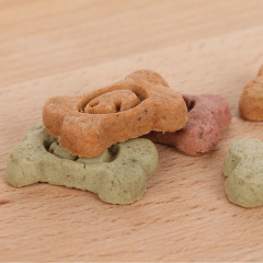 Pet Bulk Grinding Biscuits Wholesale Coarse Grains Beef Bone Bagged Biscuits Teddy Dog Golden Retriever Training Pet Reward Biscuits