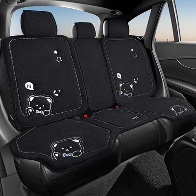 pads for all seasons, rear – Four Seasons Pad - night-black-rear-seat-3-piece-set-default-item