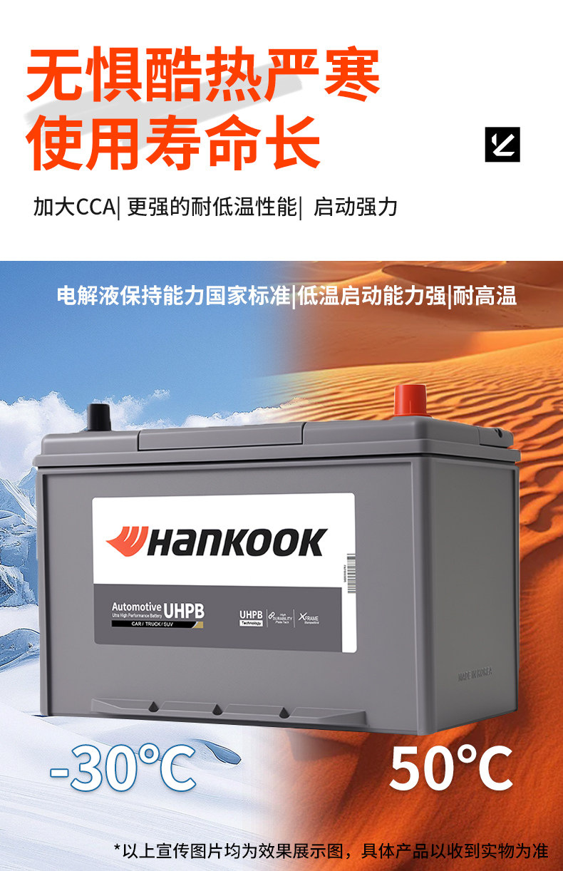 Hantai battery car battery 12V85AH115D26L for Prado, Land Cruiser, Tucson, New Santa Fe