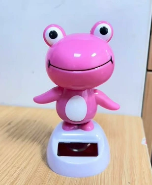 Car ornaments interior decoration with instrument - 5510cm-single-net-weight-28ggross-weight-38g-240carton-size-6554062-frog-pink-with-packaging-double-sided-tape