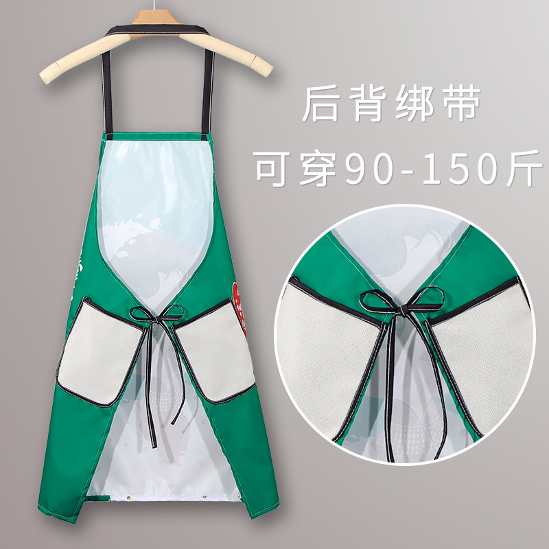 Lindo estilo coreano Internet celebridad hombres y mujeres moda cocinar cintura Delantal de mano borrable cocina del hogar ropa de trabajo a prueba de aceite impermeable
