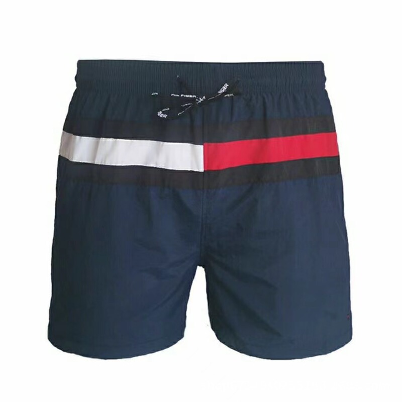 Summer plus size casual shorts men's loose sports shorts polo running seaside vacation quick-drying beach pants