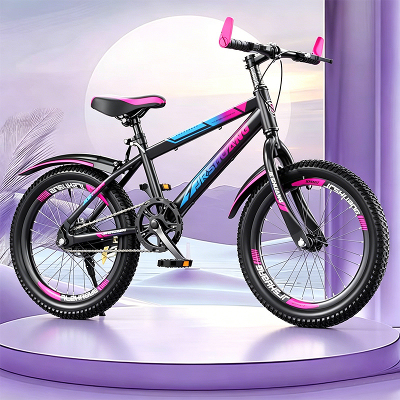 Bicicleta de montaña adolescente de velocidad única varón de velocidad de viaje ligero para mujeres 8 - 16 años de seguridad image 17