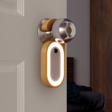 留言人体感应灯发光留言板创意LED礼品灯宿舍USB充电床头木质台灯