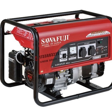 2.2KW泽藤本田汽油发电机组2.6KVA发电机组SAWAFUJI进口SH3200EX