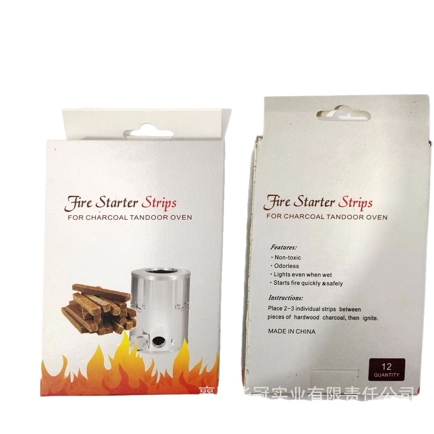 Directo de fábrica encendido tira barbacoa horno accesorios Encendido carbono ayuda cera palo 12 unids/caja