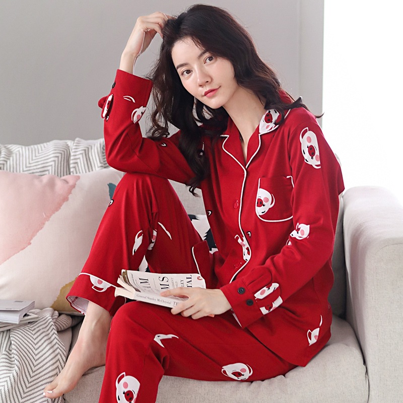 Primavera y otoño 100% algodón de manga larga pijamas de los hombres pueden usar fuera de ocio desgaste del hogar de primavera y verano traje marea