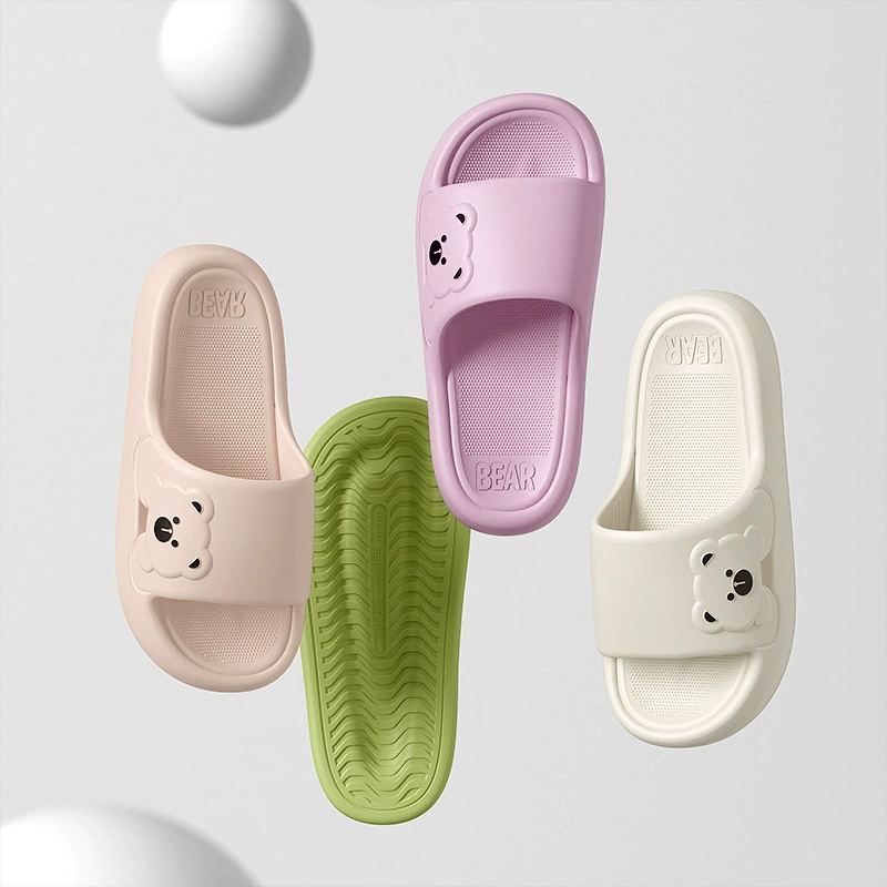 Новинка 2024, летние женские тапочки на толстой подошве, бесшумные домашние сандалии для купания и тапочки для мужчин, оптовая продажа