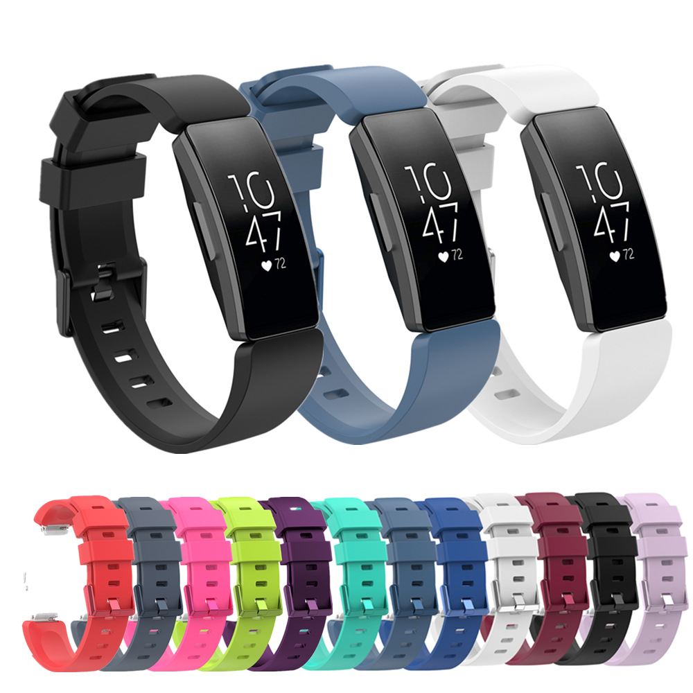 For Fitbit Inspire HR Official Pattern Strap Inspire Sports Silicone Wristband
