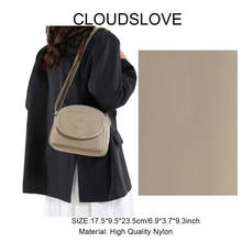 跨境外贸单单肩包休闲包防泼水尼龙多隔层小包斜挎女包简约时尚