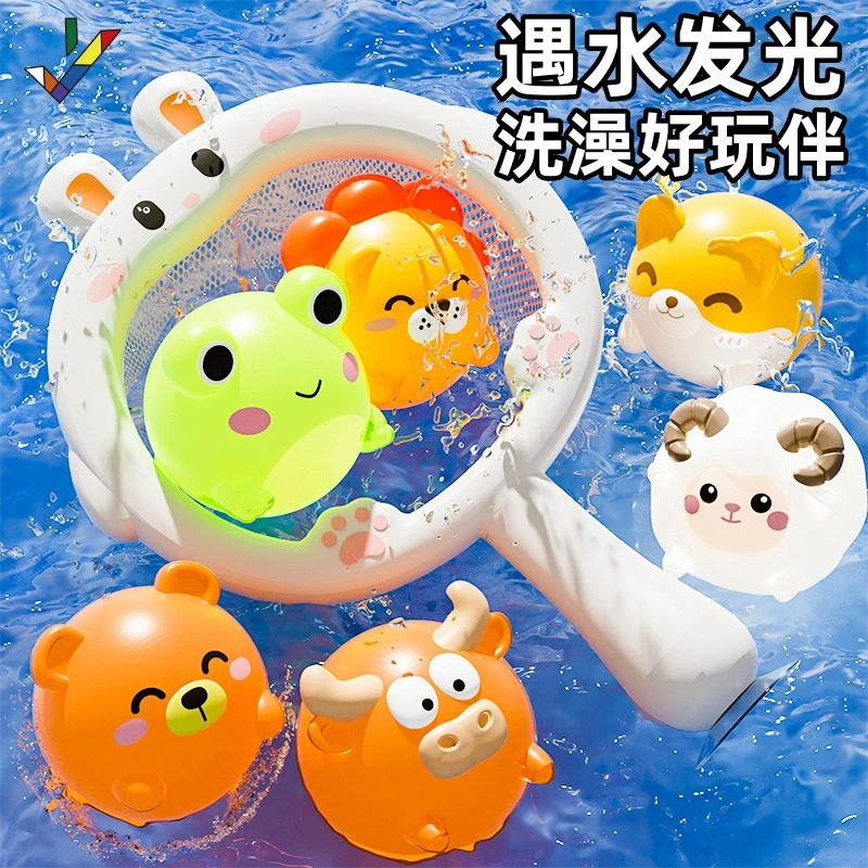 B.Duck, мяч для рук, игрушка для купания в воде для мальчиков и девочек, 0–3 года