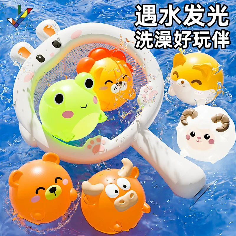 B.Duck, мяч для рук, игрушка для купания в воде для мальчиков и девочек, 0–3 года