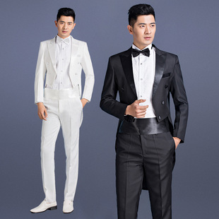 2025 new costume men's suit suit singer host dress adult chorus costume performance suit men