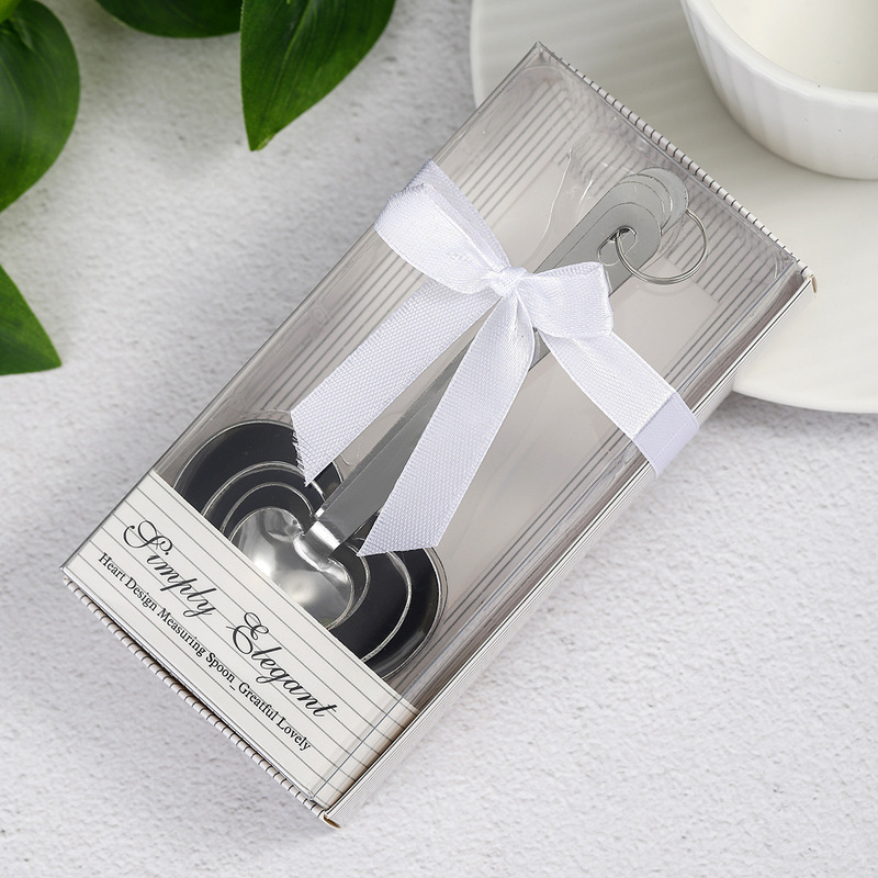 Creative kitchen tableware hotel restaurant household couple tableware metal stainless steel measuring spoon 4 piece set Creative kitchen tableware hotel restaurant household couple tableware metal stainless steel measuring spoon 4 piece set