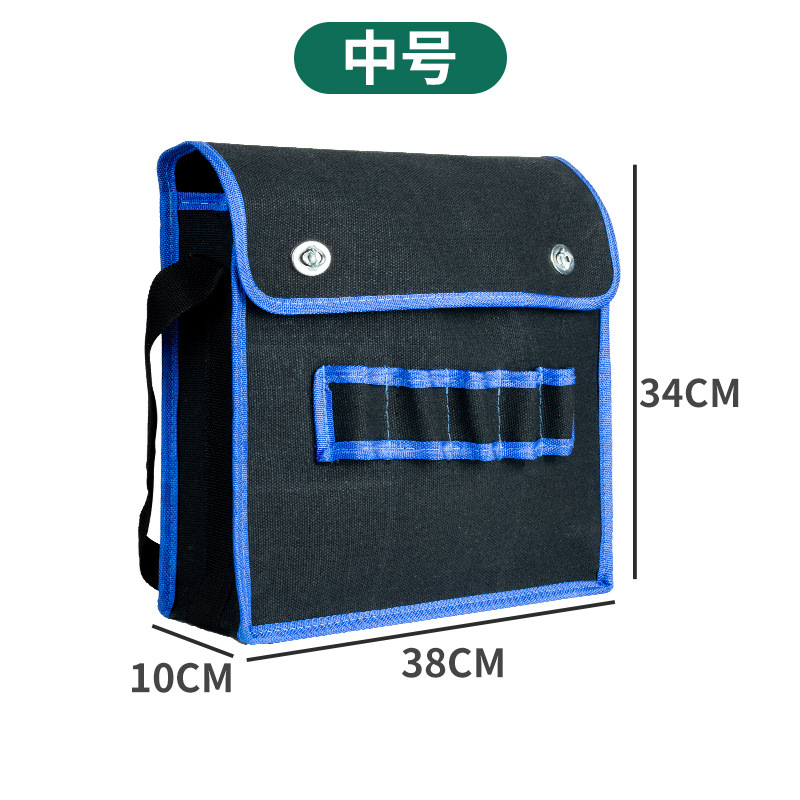 Fábrica al por mayor gran lienzo resistente al desgaste kit Protección Laboral mantenimiento electricista bolso de hombro kit multifuncional