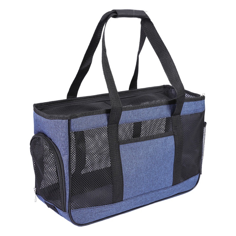 Bolso de mano portátil para mascotas Z Cat Bag para salidas, plegable, de gran capacidad, de tela Oxford, transpirable, para transportar mascotas.