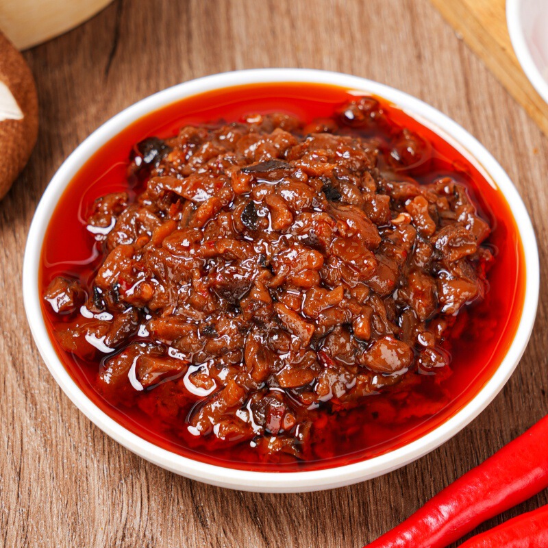 重庆德康香菇酱香辣酱拌饭酱拌面酱辣椒酱下饭菜火锅蘸料拌饭酱商|undefined