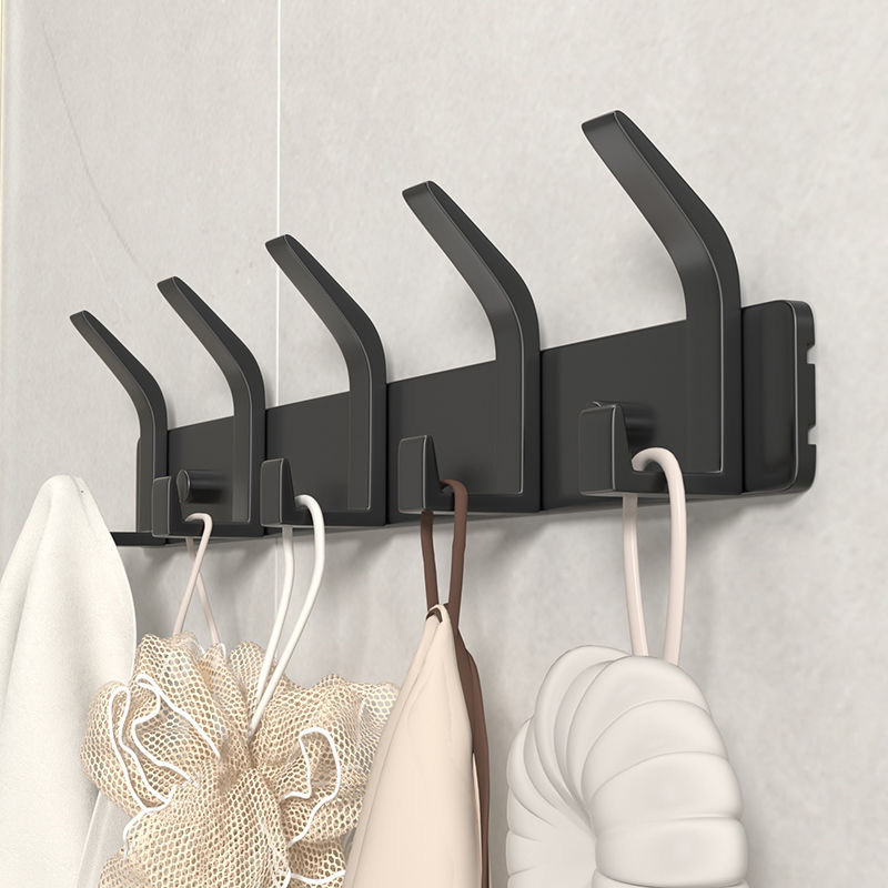 Perchero perchero gancho de la toalla gancho Cuarto de baño Cocina fila gancho de almacenamiento Punch-espacio libre de aluminio Amazon