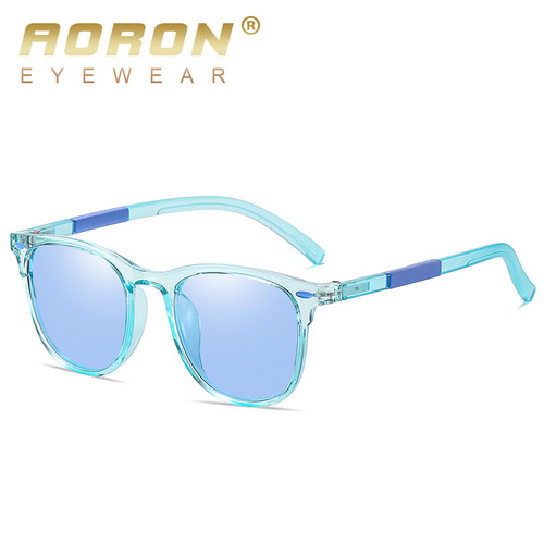 New polarized children's baby sunglasses, colorful anti-UV sunglasses, youth colorful glasses TR1001