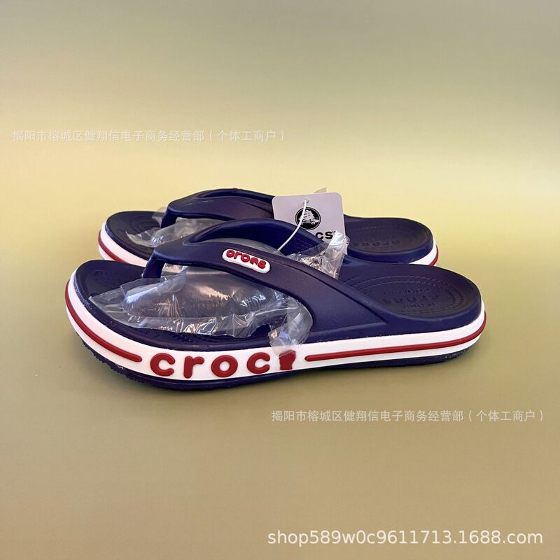 Croos Beiya Flip-Flops Summer New Men's Slippers Outdoor Beach Shoes Casual Women's Slippers Factory Delivery