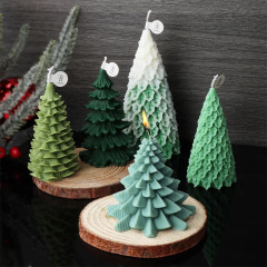 クリスマスツリーシリーズ雪松シリカゲルキャンドル金型DIYクリスマス祭り香薫石膏金型装飾置物