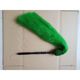 Black wooden handle green silk bright