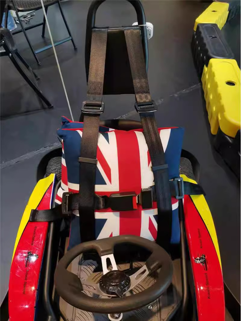 Kart bumper car racing seat four-point seat belt amusement equipment children adult adjustable safety belt