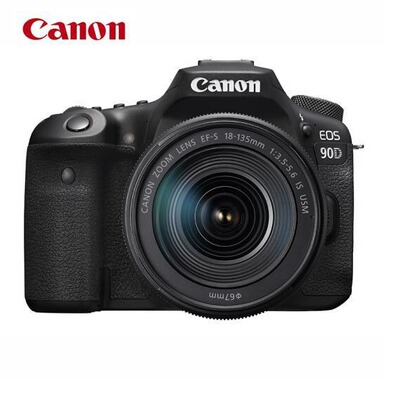Оригинальная зеркальная камера EOS 90D 18-135USM HD, профессиональная машина для путешествий и дома