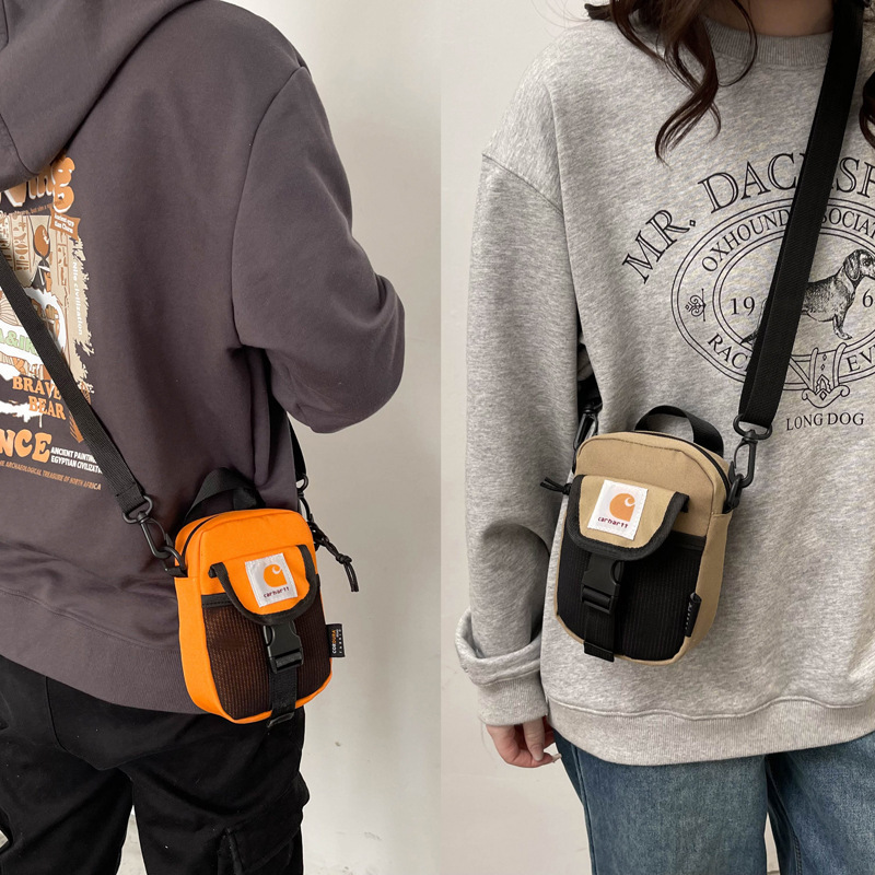Trendy Brand New Carhart Small Satchel Street Fashion Sports Leisure Shoulder Bag Outdoor Portable Mobile Phone Crossbody Bag