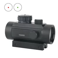 Рогатка аксессуары 1*40 открытый крест красный зеленый точечный одноствольный прицел ночного видения