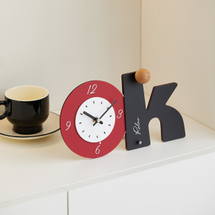 Wozoom Desktop Clock Ornaments Home Accessories Entry Entrance Tv Cabinet Wine Cabinet Clock Display