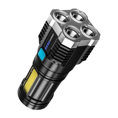 flashlight with four-core long-range bright: UV fənərlər