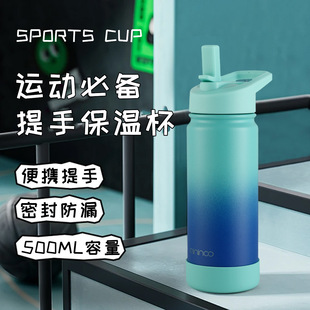 Amazon American Stainless Steel 304 Outdoor Portable Sports Water Bottle Vacuum Space Water Kettle Thermos Cup Kidsren's Water Kettle
