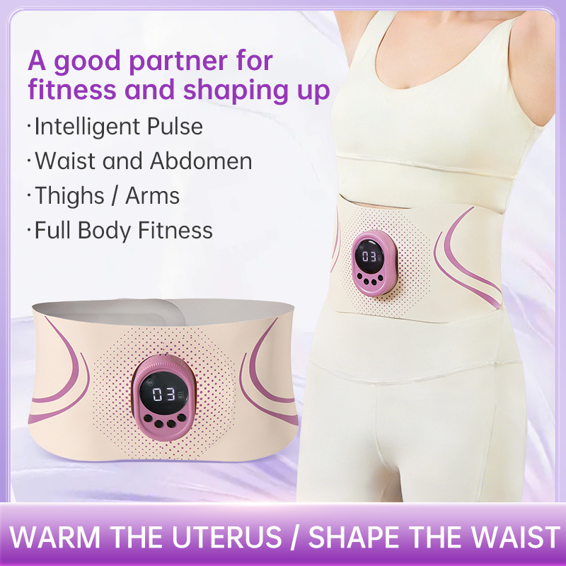 Cross-border red light belt EMS micro-current massage belt pulse heating sweat-inducing waist and abdomen massager abdominal massage device Cross-border red light belt EMS micro-current massage belt pulse heating sweat-inducing waist and abdomen massager abdominal massage device