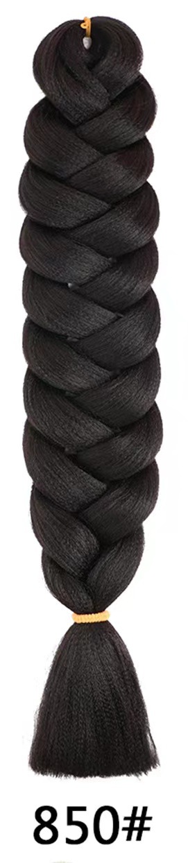 82 pulgadas Outre Xpression Braids gran pelucca de trenza africana negra pelucca de trenza sucia 165g