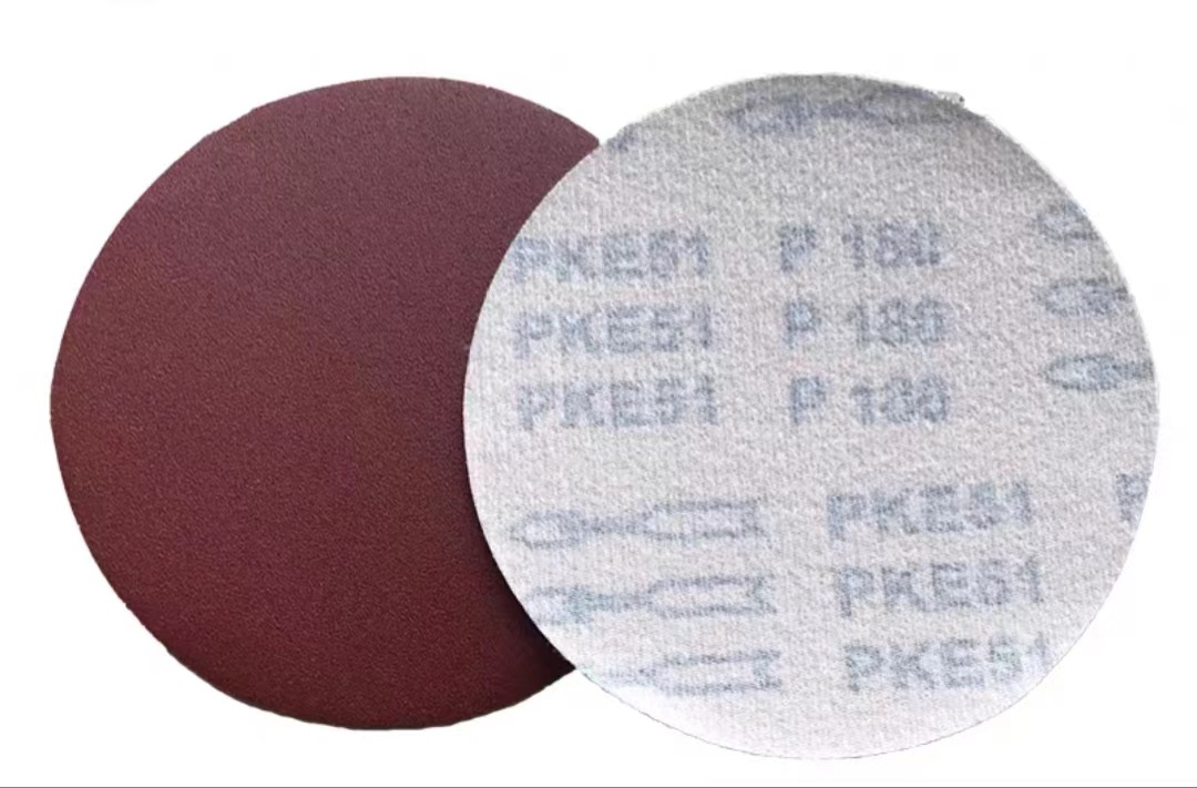 PKE  4寸5寸植绒圆盘砂 打磨抛光去毛刺
