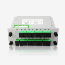 PLC-SC-APC分路器 1/16插片式电信级光纤分光器1分16盒式分光器