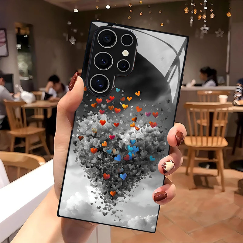 Cai Xin Yun Jian Is Suitable for Samsung S24Fe Tempered Glass Phone Case and Protection for S26Ultra/S23/S21 Cai Xin Yun Jian Is Suitable for Samsung S24Fe Tempered Glass Phone Case and Protection for S26Ultra/S23/S21