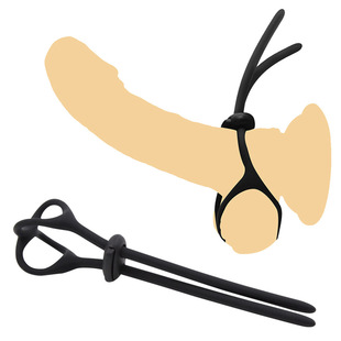 Men's silicone ring delay lock ring foreskin block Ring 8 ring soft sexy adult products manufacturers wholesale