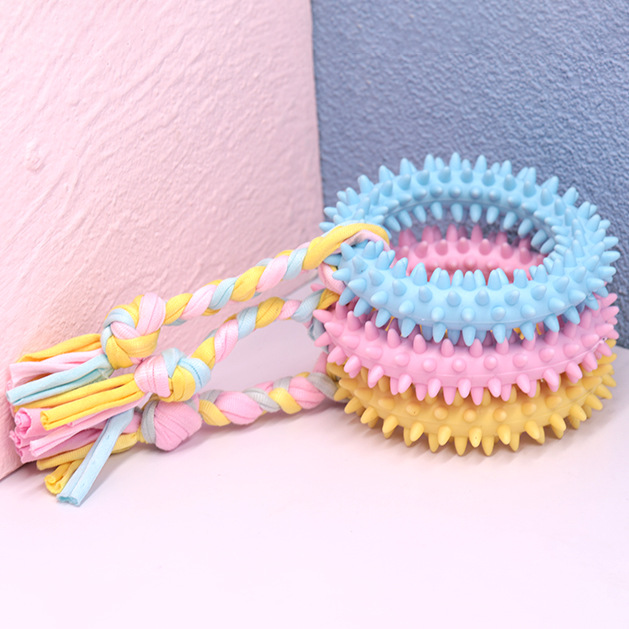 9.5cm 马卡龙小刺圈布条